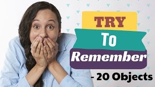 Memory Game 20 Objects #1 #MemoryGame #ImproveYourMemory
