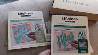 Lifelines FlowArt Activity Pads, 2-Pack & Bonus Pad - Guided Dot-by-Letter Art Meditations