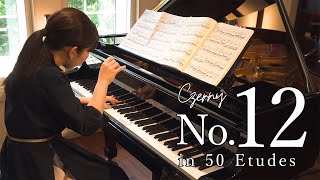 ツェルニー50番練習曲第12番 (Czerny op.740 No.12, from The Art of Finger Dexterity)