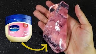 Vaseline Slime Recipes thick slimes no borax DIY Petroleum Jelly Slime