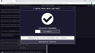 Functional Programming (5/24) | Pass Arguments to Avoid External Dependence in a Function | fcc