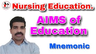 Aims of Education - Simplified with Mnemonic in English./ Nursing Education.