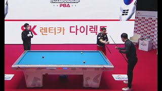 [상단] 32강B조 3세트 (강동궁 vs 장남국)  【SK렌터카 PBA 월드 챔피언십 2022】