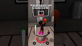 Bro did NOT need to do that😭🙏 #roblox #wittyyb #practicalbasketball #hoopjourney