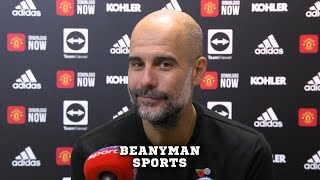 Pep laughs at Ole saying United are the biggest club in Manchester