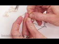 how to add additional griffin silk to a pearl knotting project