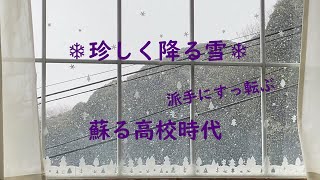 降る雪を見て、あの時を思い出す