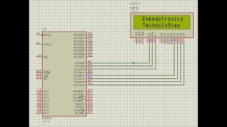 8051 interfacing with lcd in 4 bit mode tutorial 4