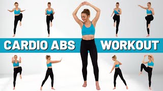 🔥30 Min STANDING ABS CARDIO for Ab Lines, Small Waist & Flat Belly🔥KNEE FRIENDLY🔥NO JUMPING🔥