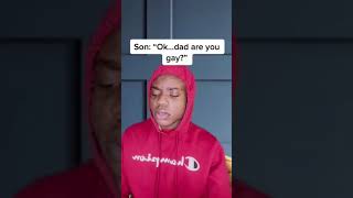 When your son says “Dad what does gay mean?” 😂