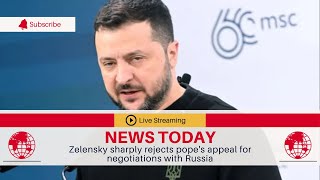 🛑 Zelensky sharply rejects pope's appeal for negotiations with Russia | TGN News