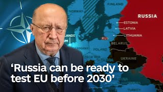 EU defense commissioner on future Russian threats