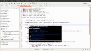 Java Bukkit Plugin Tutorial: Chat Commands - Defining Commands [part 03]