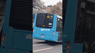 Autobuz otokar c12 #6477 💙💎linia 112 în zona Nicolae Caramfil către CFR Constanța