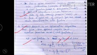 Gradient Descent - lecture 32/ machine learning