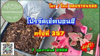 ❌หมดทุกเซ็ตจ้า❌🔵 โปรจัดเซ็ตบอนสี ครั้งที่ 357 🔵 เซ็ตสุดคุ้มสวยๆ 7 ก.พ. 68 โทร / ไลน์ 0805194988