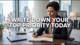Why Successful People Write Down Their Top Priority Daily