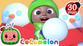 Two Snow Friends ☃️ + More Nursery Rhymes \u0026 Kids Songs | Learning | ABCs 123s | @CoComelonCodyTime