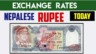 NEPALESE RUPEE NPR CURRENCY EXCHANGE RATES 08 July 2024 NEPAL