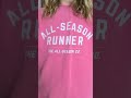 This sweatshirt gets all the thumbs up from our customers. #PrettyInPink #AllSznRunner