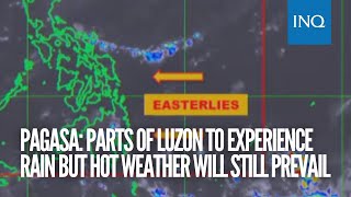 Pagasa: Parts of Luzon to experience rain but hot weather will still prevail