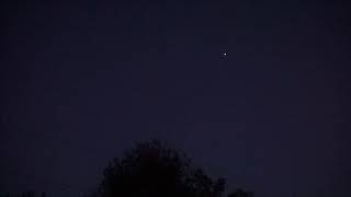 The International Space Station (ISS) Passing Overhead