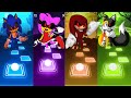 Sonic Exe vs Amy Exe vs Knuckles Exe vs Tails Exe - Tiles Hop EDM!