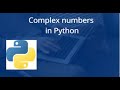 Complex numbers with Conjugate function in Python