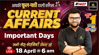18 April 2024 Current Affairs | Current Affairs Today (1437) | Kumar Gaurav Sir