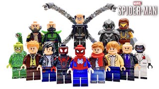 LEGO Spider-Man PS4 videogame How To Build All Main Characters