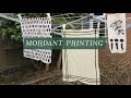 HOW to NATURAL Print with POMEGRANATE skins | Mordant | Natural dye| BOTANICAL COLOURS | CasaCaribe