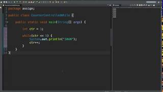 JVT#8: Counter-Controlled while Loop