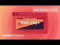 Create dynamic portfolio pages using the Webflow CMS — Build a custom portfolio in Webflow, Day 7