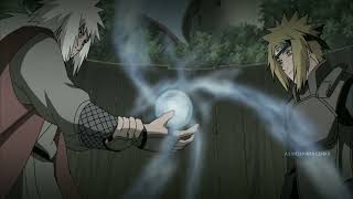 Episódio épico | Jiraya mostra o Rasengan perfeito para Minato (Dublado 🇧🇷)