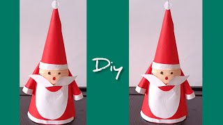 DIY:How to make paper Santa Claus||Easy paper craft ideas||The crafter's art for you|#trending#craft