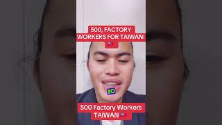 How to apply to Taiwan as factory workers