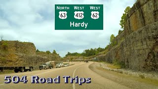 Road Trip #554 - US-63 North/US-412 West/US-62 West, Arkansas - Hardy