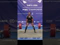 FISU Record Deadlift with 342.5 kg by Guillaume Jean Marie Flore FRA in 93kg class