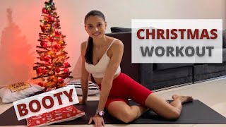 Christmas workout at home / Glutes exercises without weighting / Juli Kruchkova