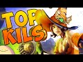 TOP Kills Snow Globe Gameplay is ADDICTIVE | Evie Snow Globe - Paladins