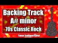 A# minor Backing Track - A sharp - A#m - 70s Classic Rock Ballad Guitar Jam Backtrack