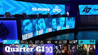C9 vs CLG - Game 1 | Quarter Final LCS 2022 Lock In Playoffs | Cloud 9 vs CLG G1 full game