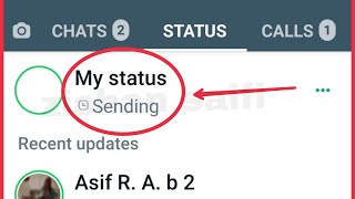 WhatsApp Fix Status Sending Problem Solve