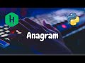 94 - Anagram | Strings | Hackerrank Solution | Python