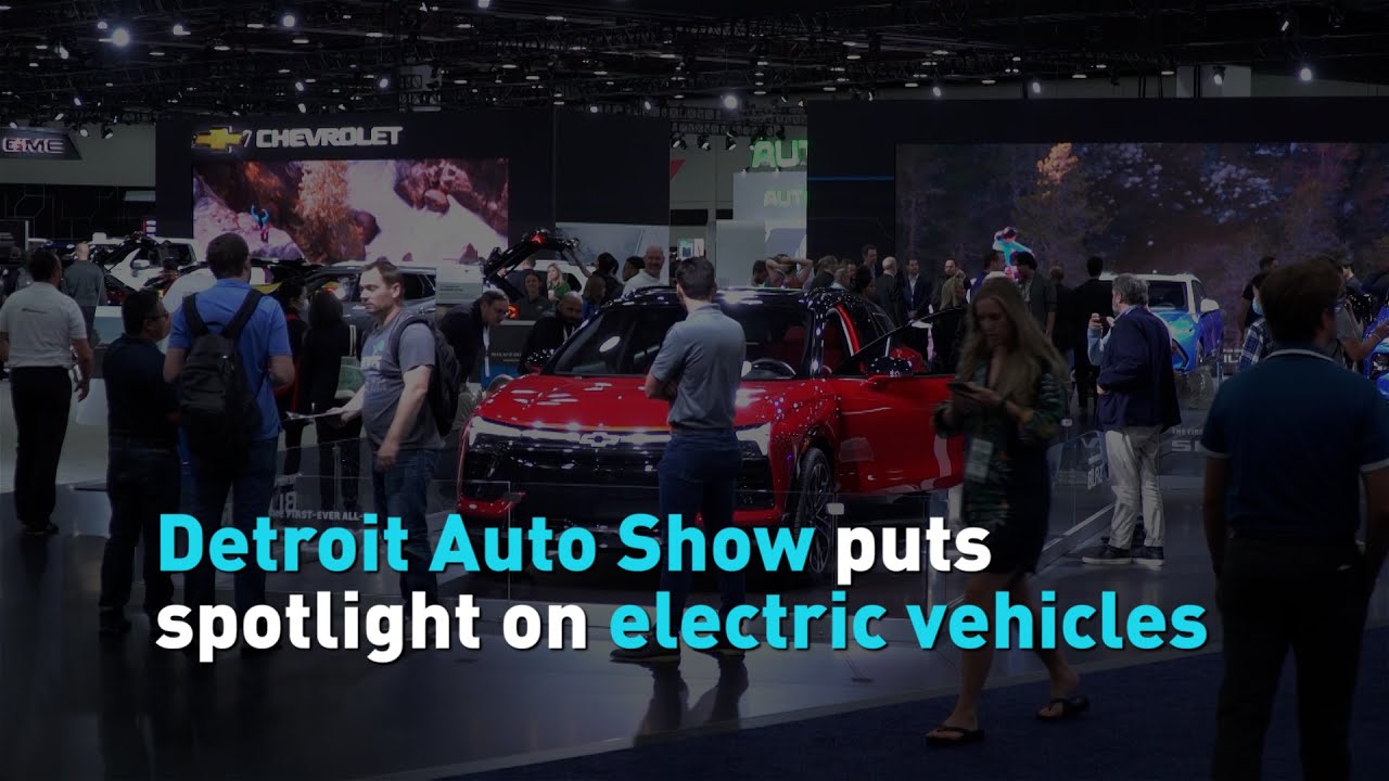 Detroit Auto Show Puts Spotlight On Electric Vehicles - YouTube