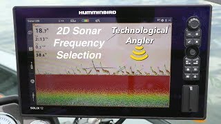 Humminbird SOLIX | 2D Sonar Frequency Selection | The Technological Angler