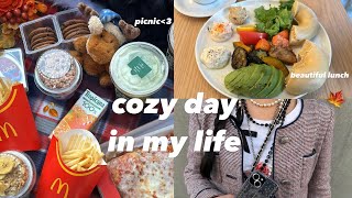 COZY DAY IN MY LIFE 🍕🍂 picnic with bestie,went to Sendai...🚄 | LUAN