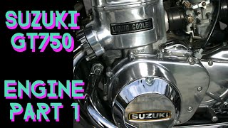 Suzuki GT750 engine Part 1: disassembly