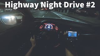 1 Hour Highway Night Driving for Sleep, ASMR, Relaxing #2