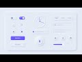 Minimal Neumorphic Elements Design | Neumorphism Icons | Neumorphism Buttons | HTML CSS JS
